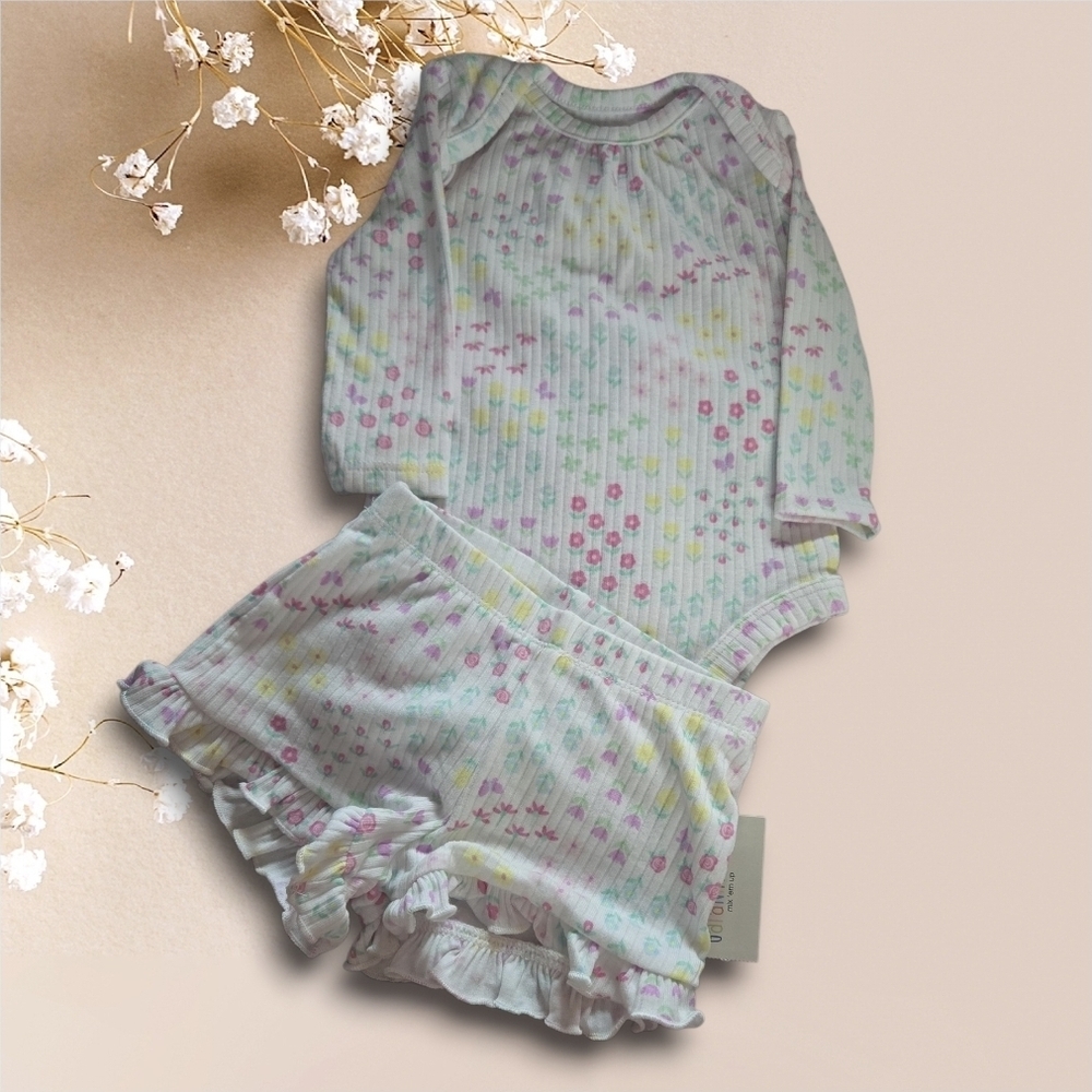 Garanimals Floral Baby Set-0-3mos NWT
